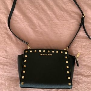 Michael Kors studded crossbody bag